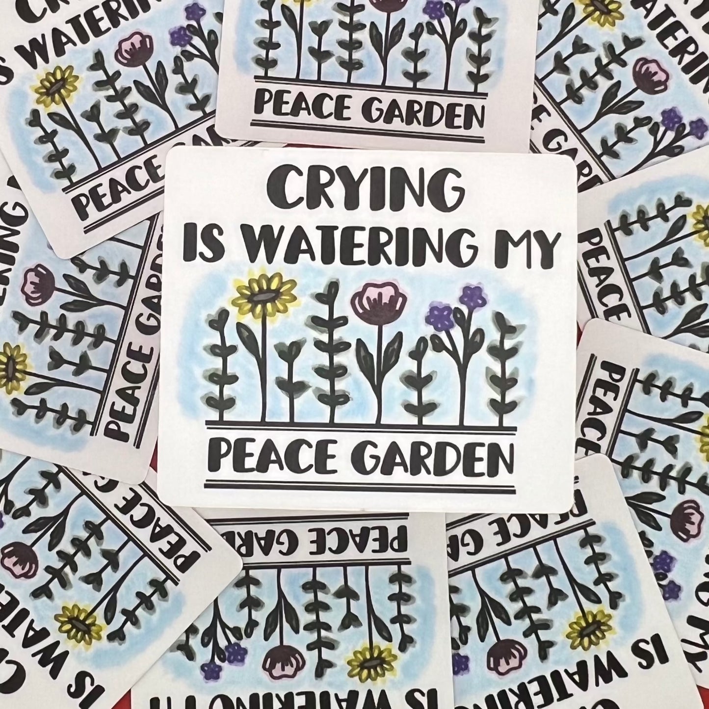 Peace Garden Sticker
