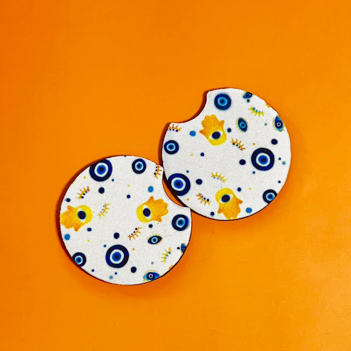 Evil Eye Car Coasters