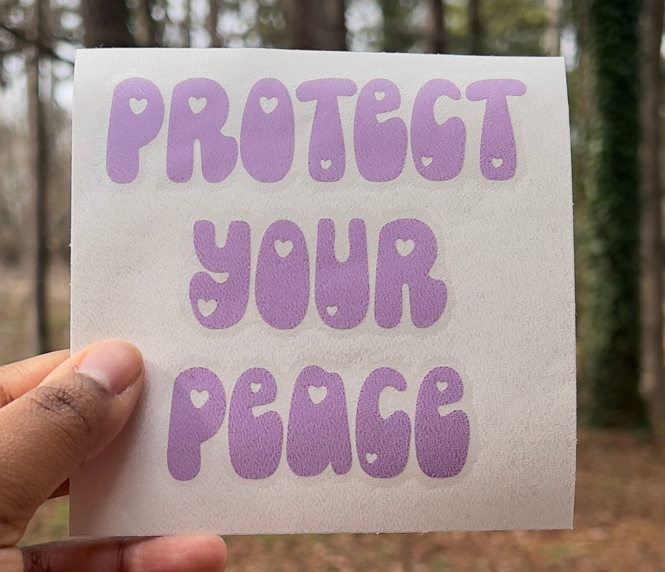 Protect Your Peace Decal