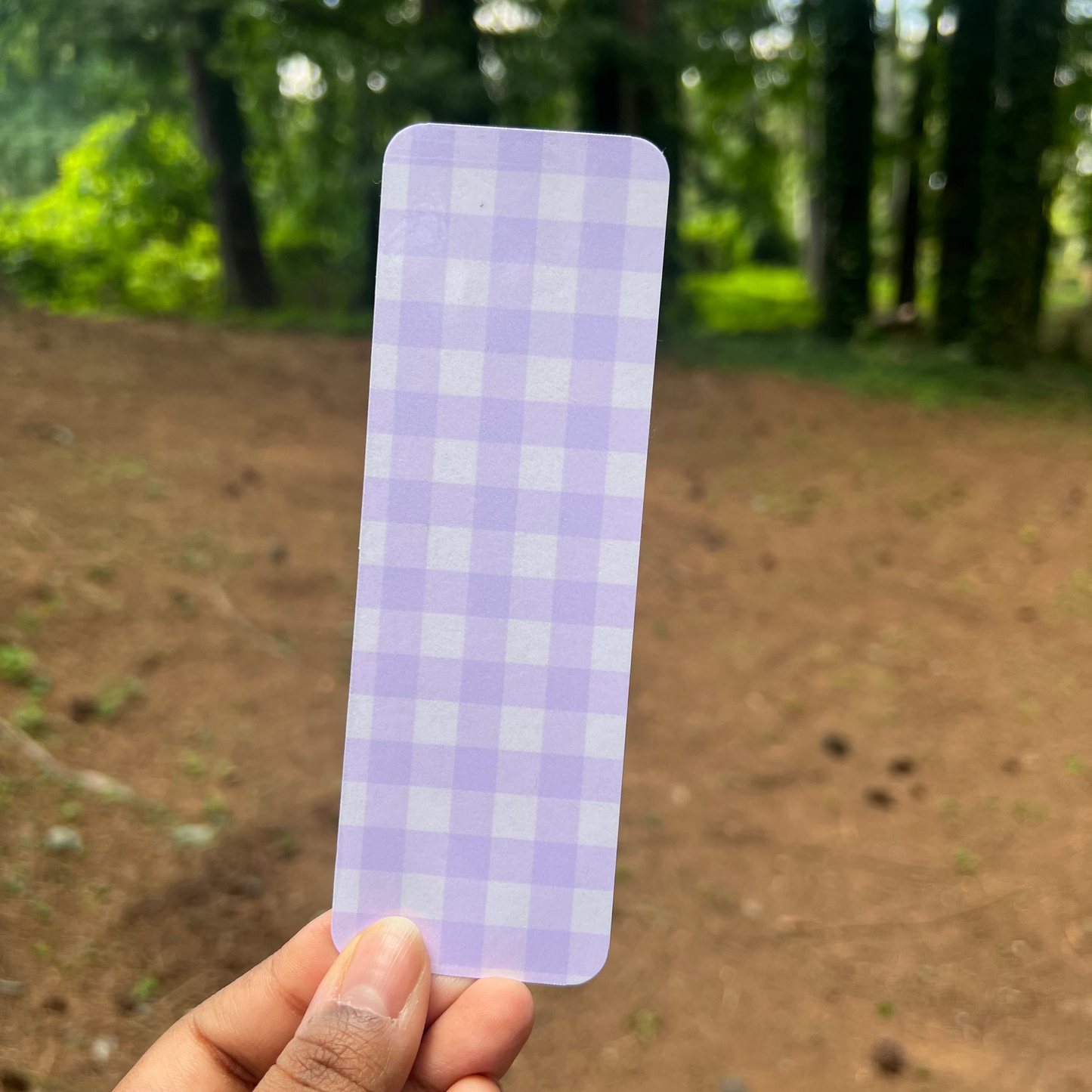 Gingham Bookmark