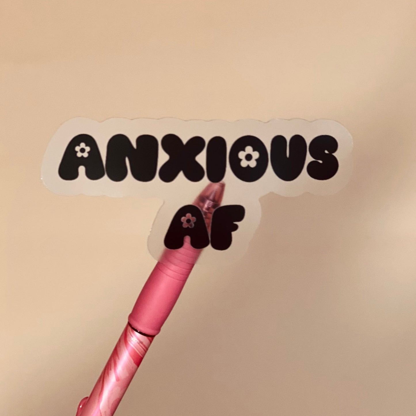 Anxious AF sticker