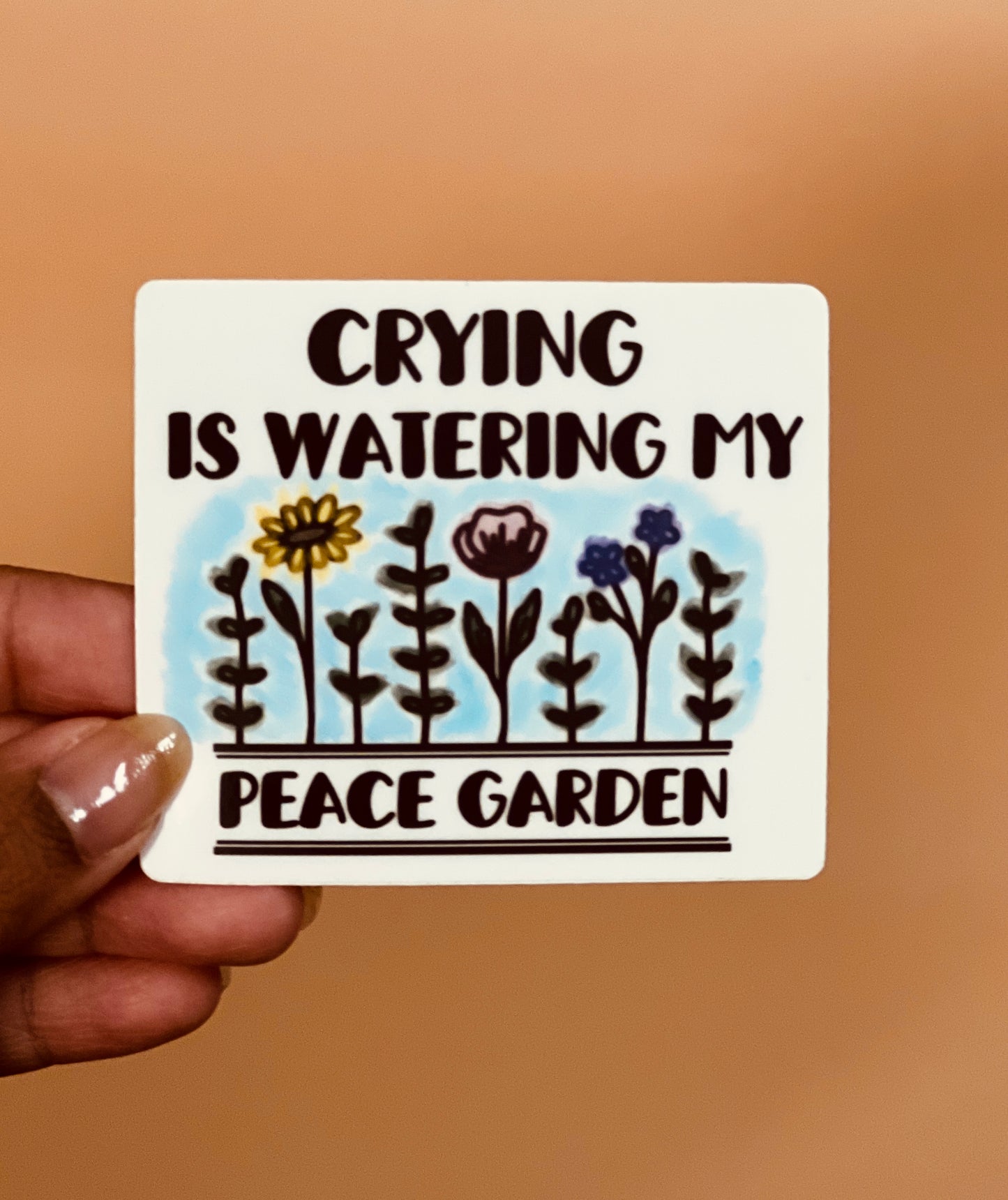 Peace Garden Sticker