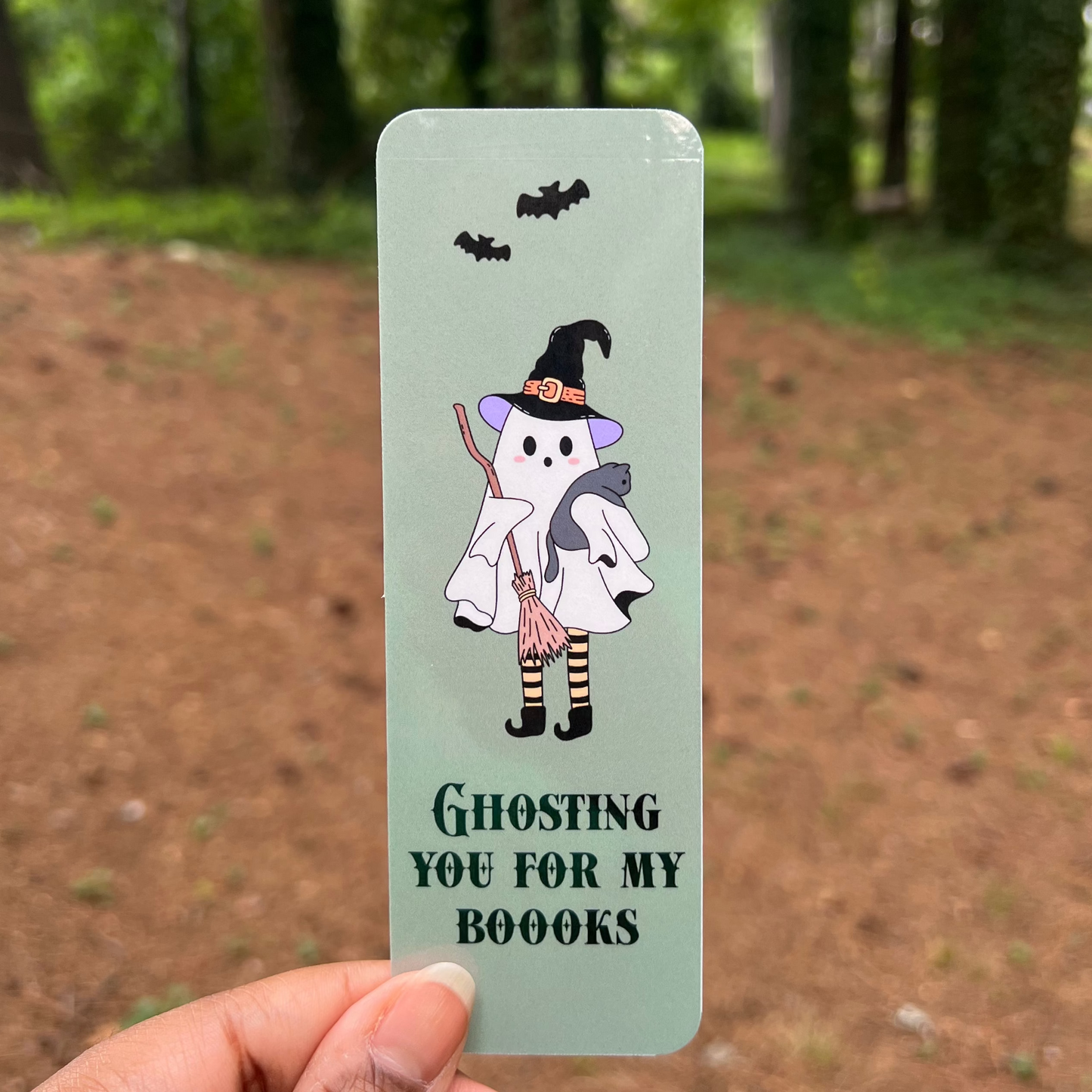 Witches Ghosting For Boooks Bookmark