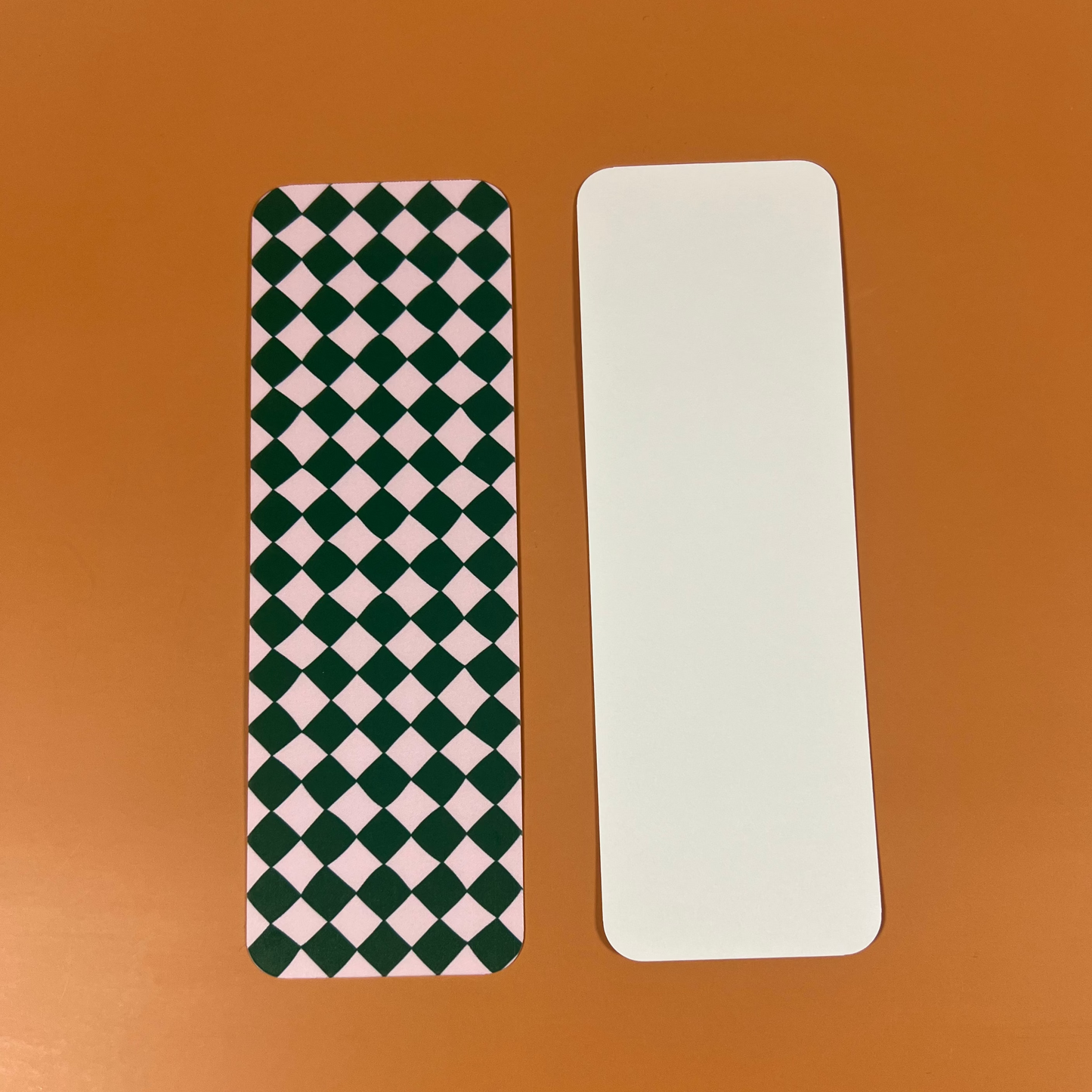 Green & Pink Diamond Bookmark