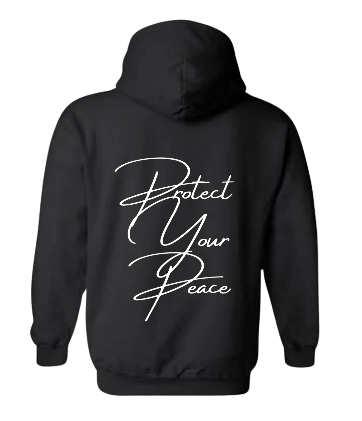 Protect Your Peace Script Hoodie (Black)