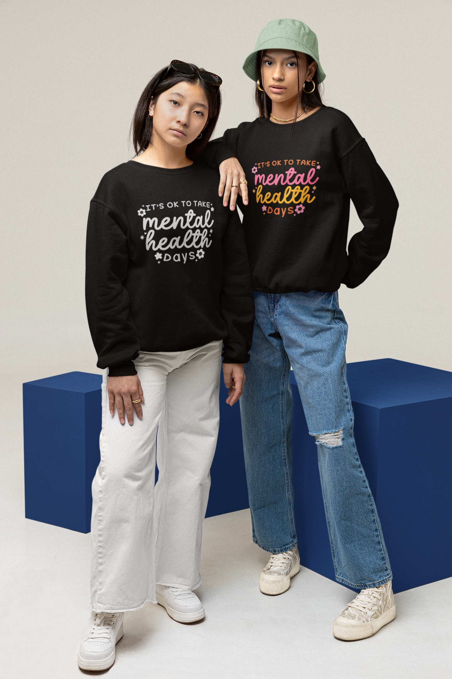 It's Okay To Take Mental Health Days Crewneck
