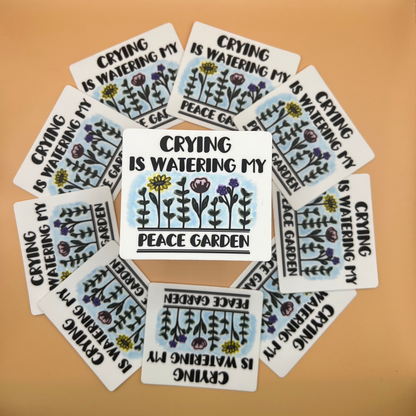 Peace Garden Sticker