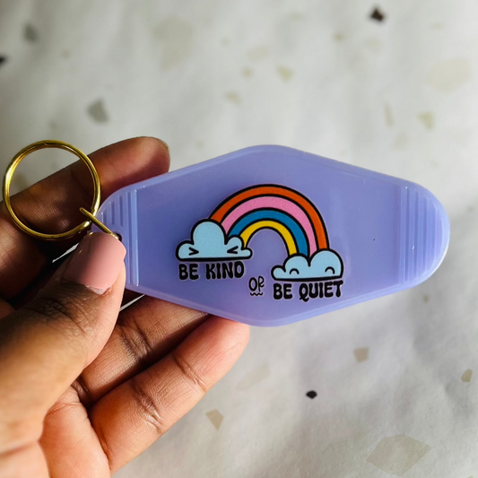 Be kind or be quiet