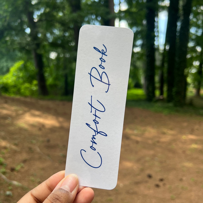 Comfort Book Bookmark