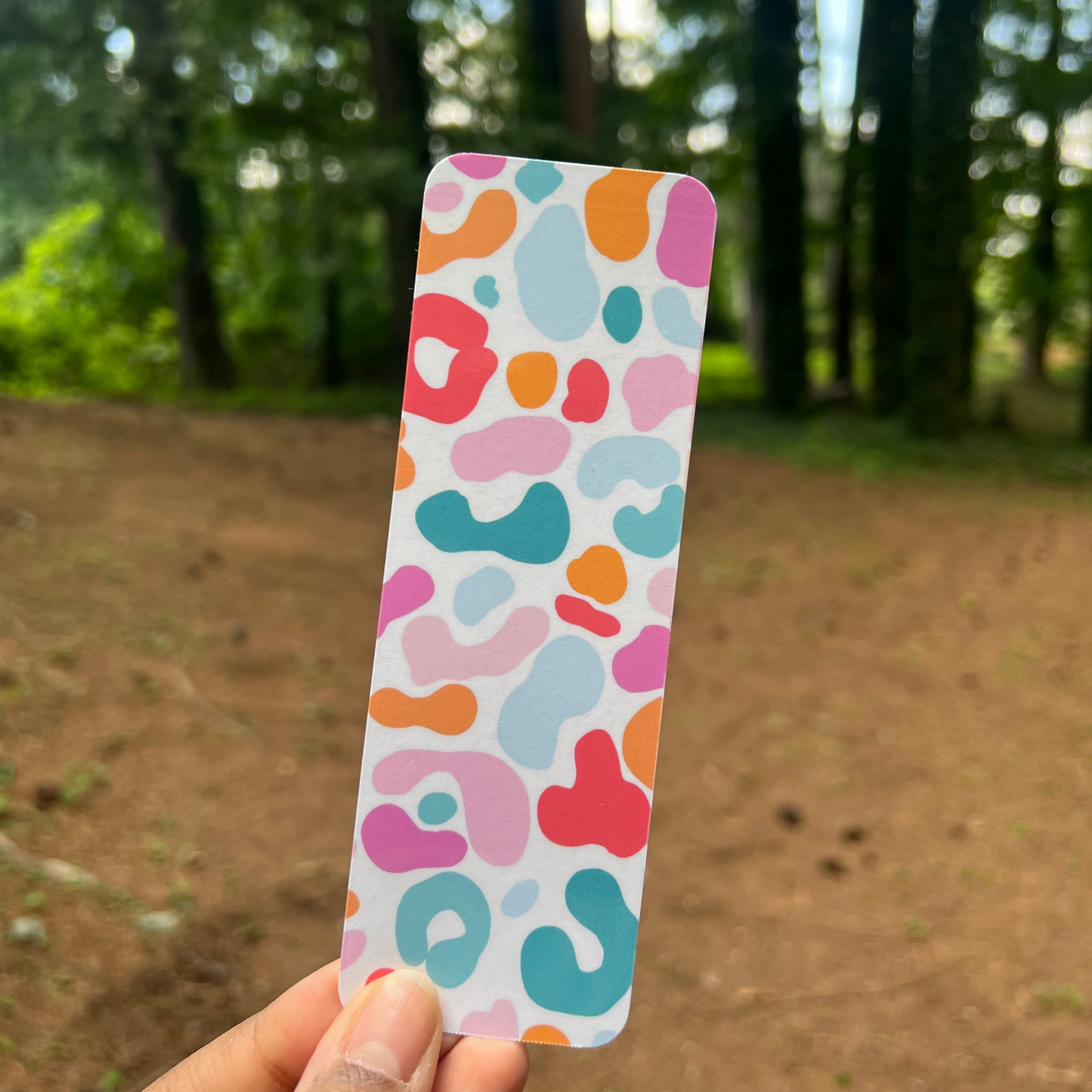 Vibrant Leopard Bookmark