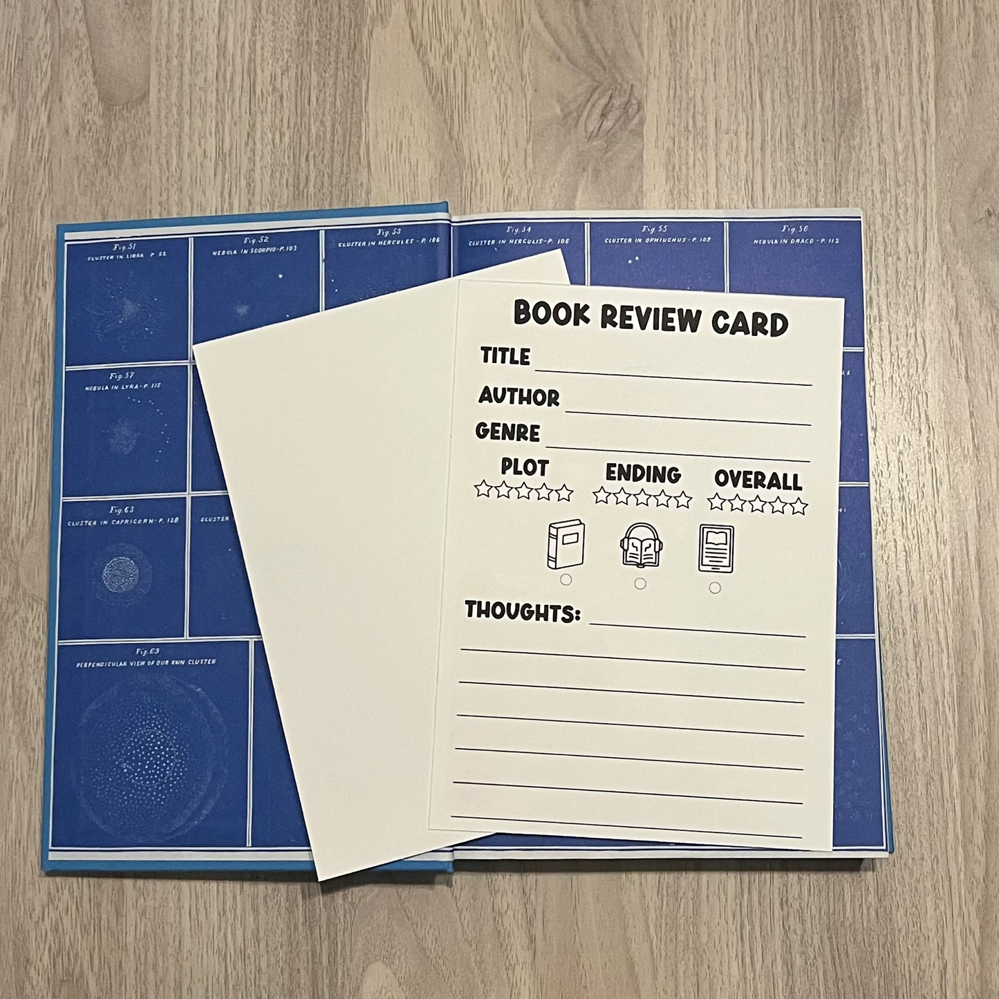 Romance Book Review Card
