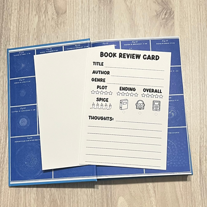 Spicy Book Review Card