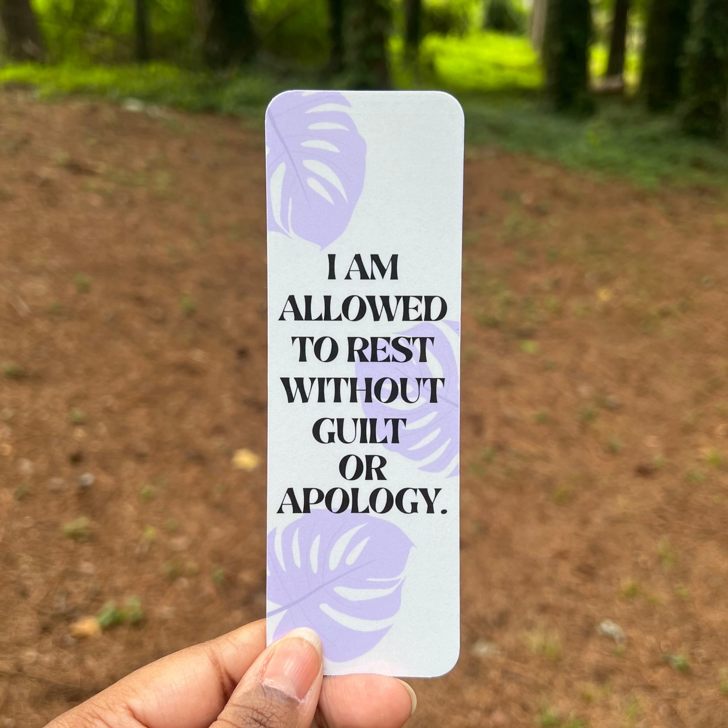 Restful Peace Bookmark