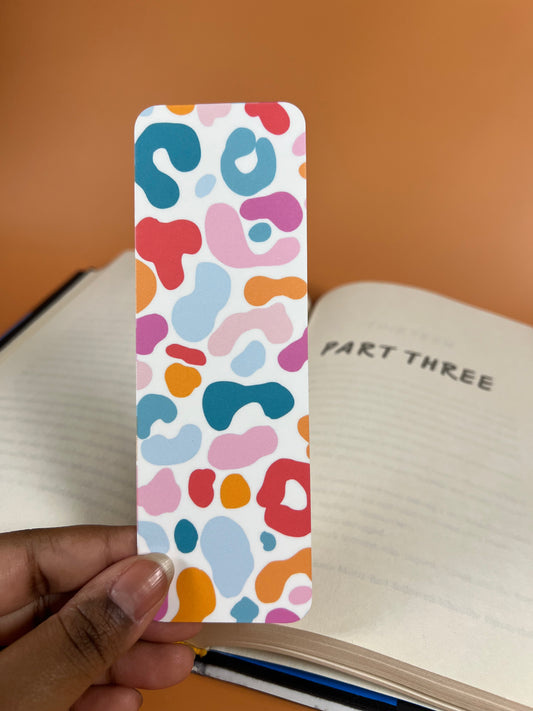 Vibrant Leopard Bookmark
