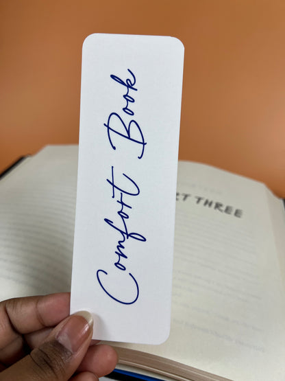 Comfort Book Bookmark