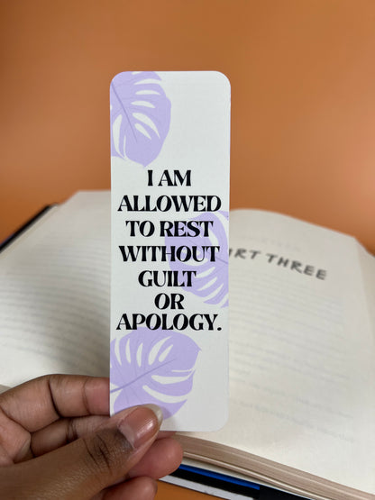 Restful Peace Bookmark