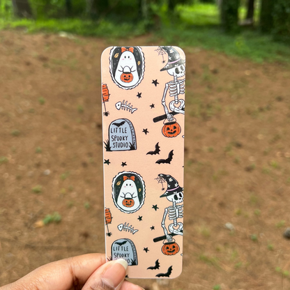 Orange Ghostly Frame Bookmark