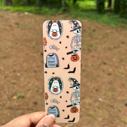 Orange Ghostly Frame Bookmark