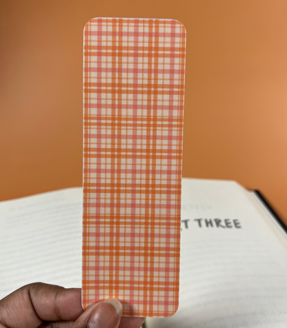 Autumn Plaid Bookmark