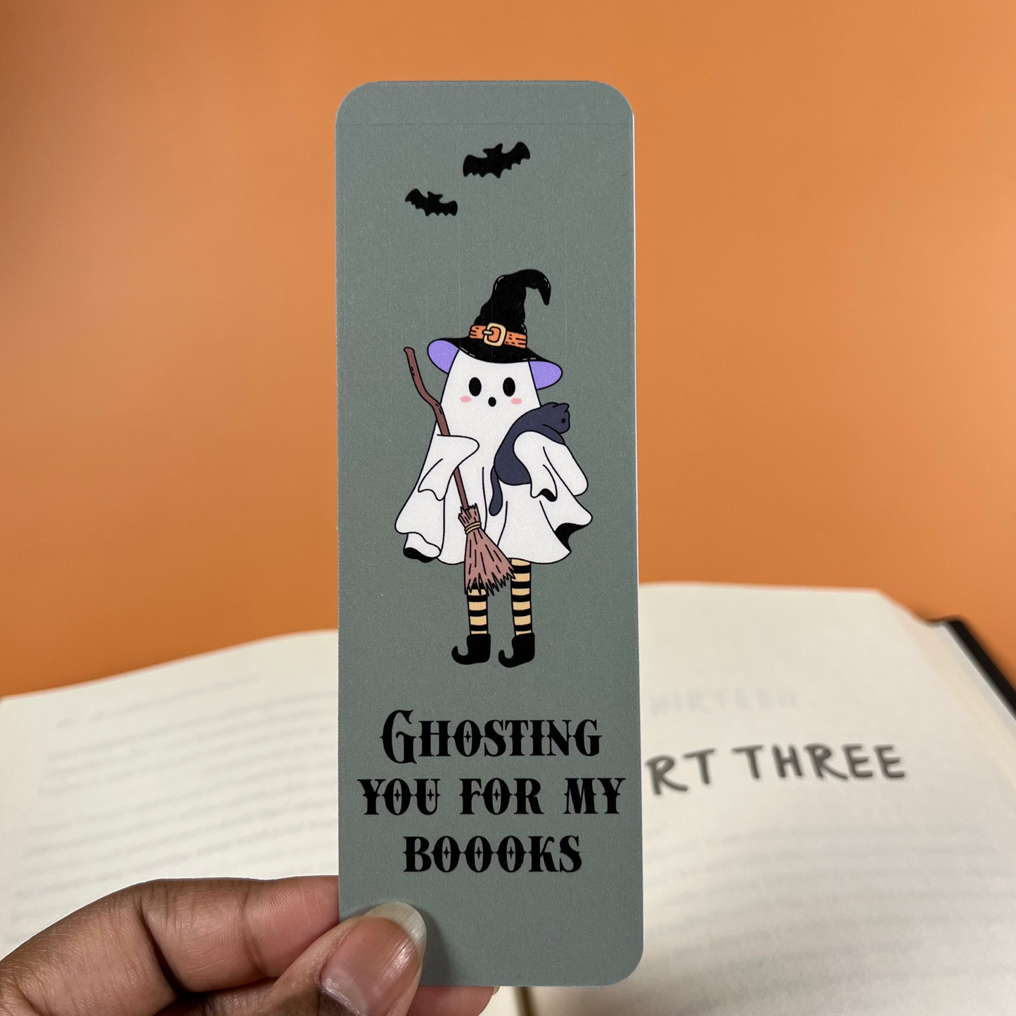Witches Ghosting For Boooks Bookmark