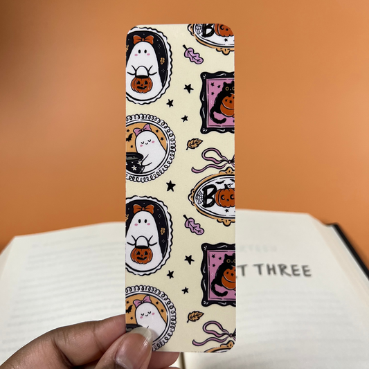 Yellow Ghostly Frame Bookmark