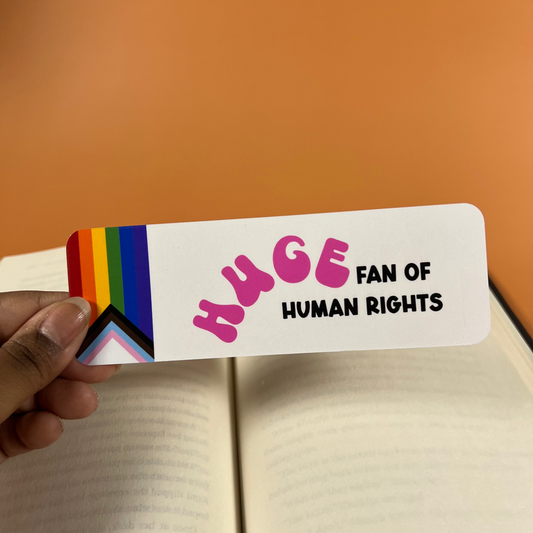 Huge Human Rights Fan Bookmark