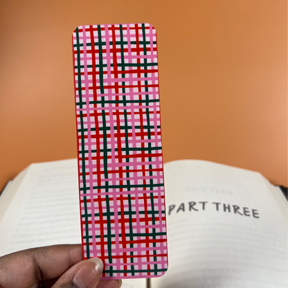 Christmas Plaid Bookmark