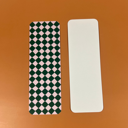 Green & Pink Diamond Bookmark