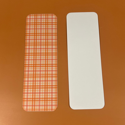 Autumn Plaid Bookmark