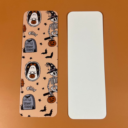 Orange Ghostly Frame Bookmark
