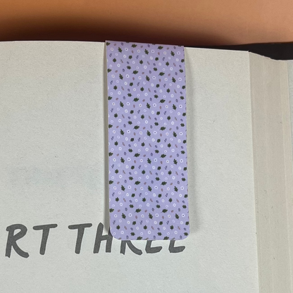 Lavender  Daisy Magnetic Bookmark
