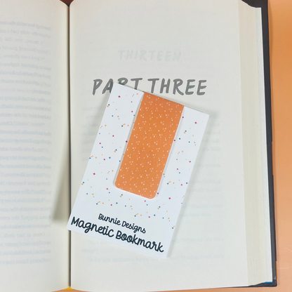 Autumn Stars and Sparkles Magnetic Bookmark