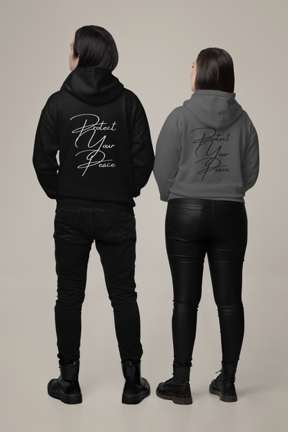 Protect Your Peace Script Hoodie (Black)
