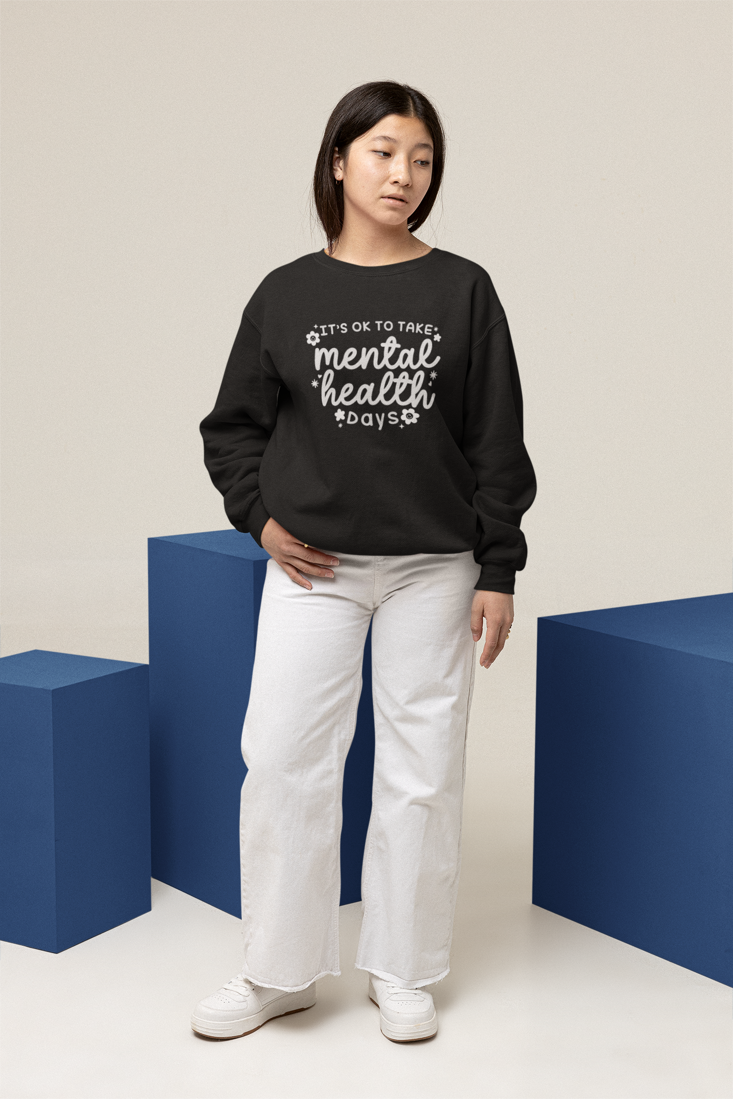 It's Okay To Take Mental Health Days Crewneck
